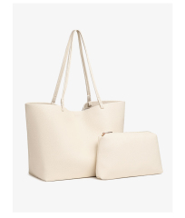 Fashion Large Capacity Soft Simple Design PU Leather Women's Casual Handbag Tote Bag