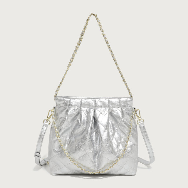 New Design Luxury Fashion Diamond Shaped PU Leather Women's Handbag Crossbody Bags for Gift
