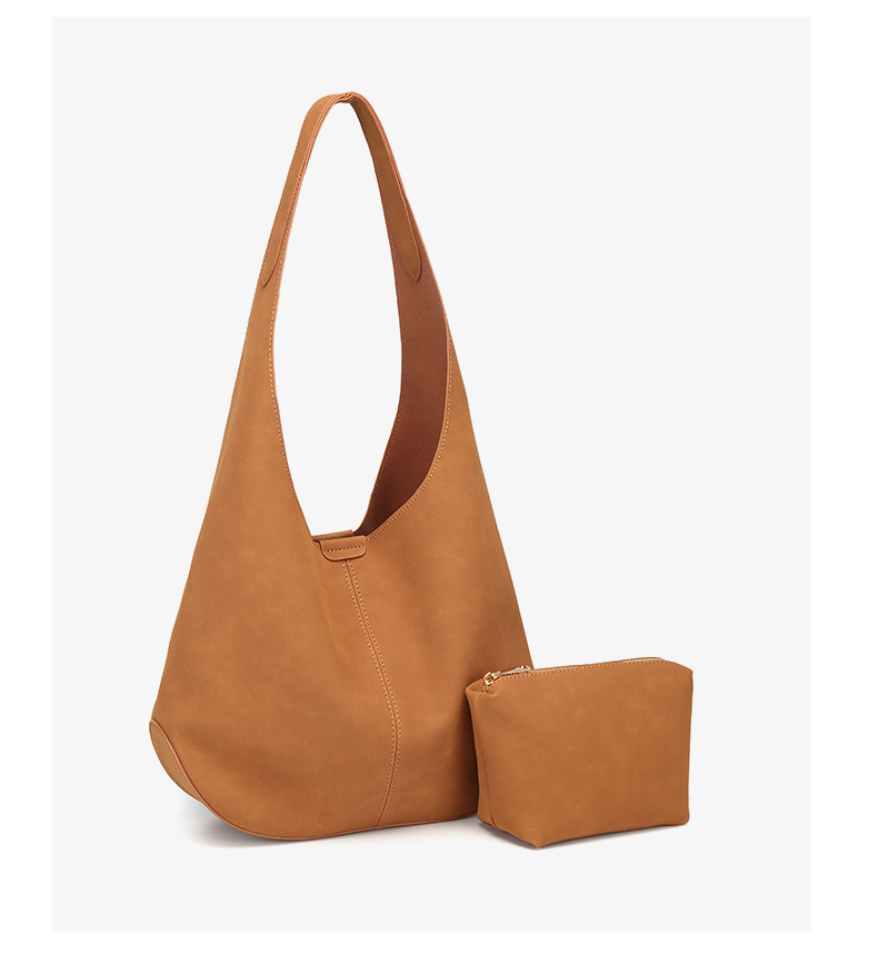 Fashion New Style Soft PU Leather Handbag Tote Bag Underarm Bag for Women Shopping Travel Daily Life
