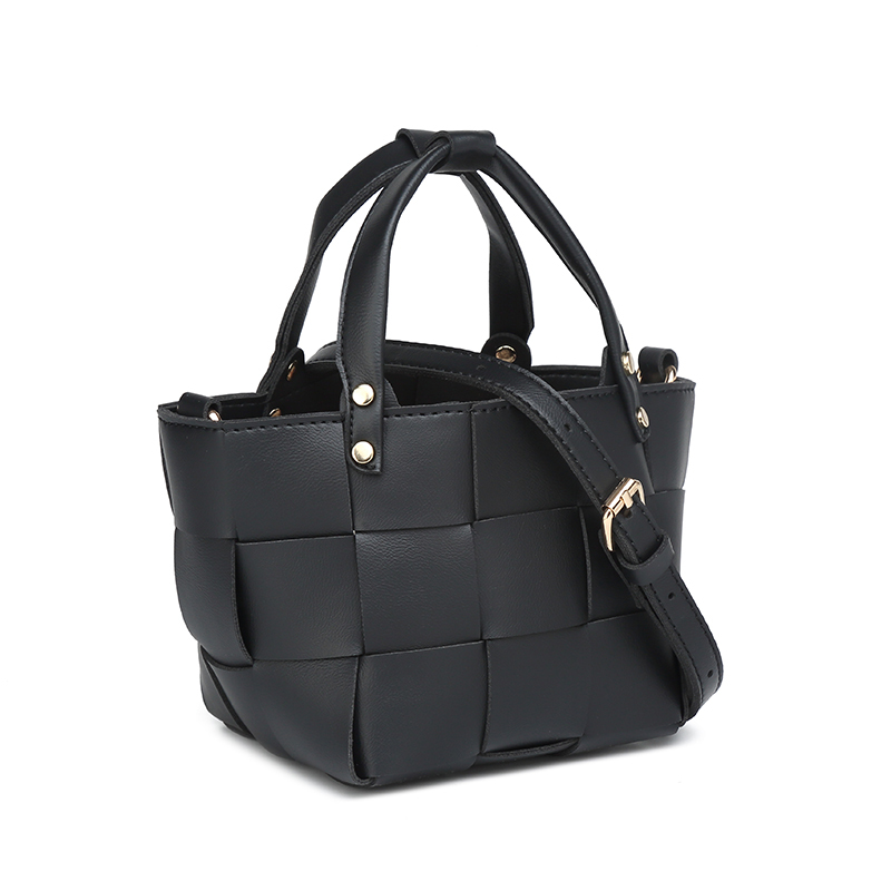 Casual PU Leather Bucket Bag Crossbody Bag Underarm Bag for Shopping Travel