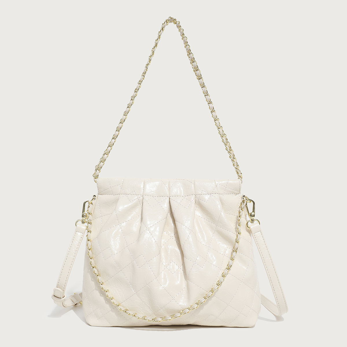 New Design Luxury Fashion Diamond Shaped PU Leather Women's Handbag Crossbody Bags for Gift
