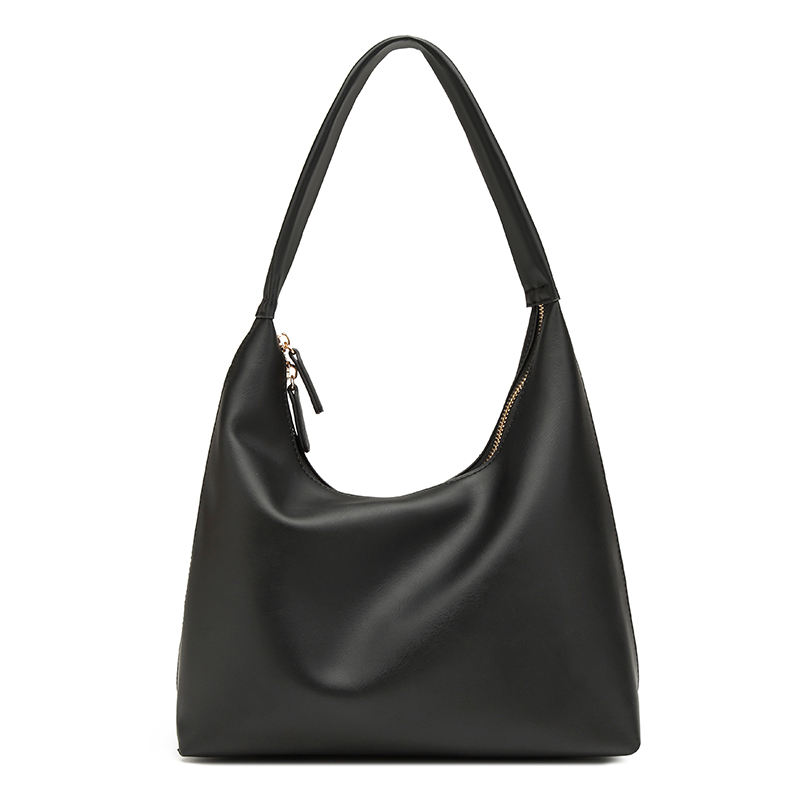 Simple Elegant Fashionable Soft Popular PU Leather Underarm Bag Tote Bag for Women
