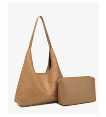 Casual Portable Woven Shoulder Bag Underarm Bags Tote Bags for Women Girls
