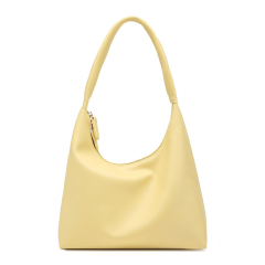 Simple Elegant Fashionable Soft Popular PU Leather Underarm Bag Tote Bag for Women