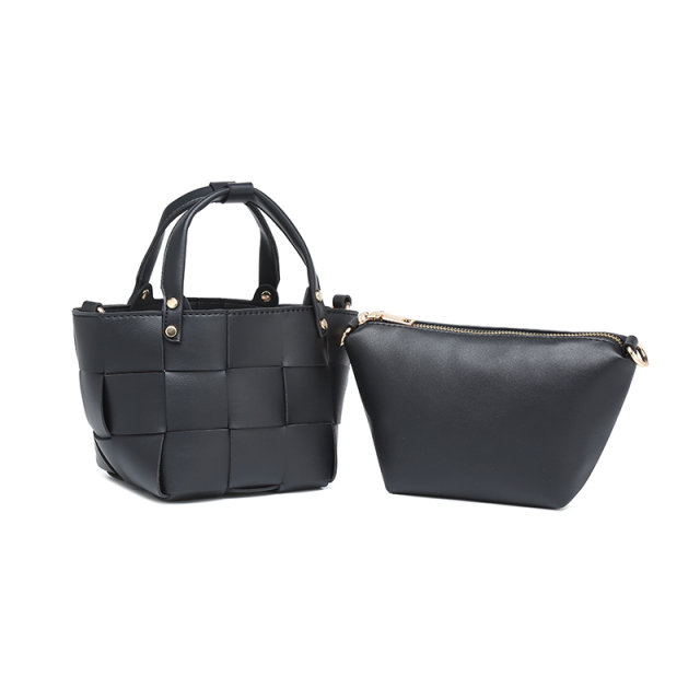 Casual PU Leather Bucket Bag Crossbody Bag Underarm Bag for Shopping Travel