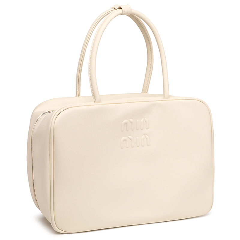 Simple PU Leather Support Customization Material Handbag for Shopping