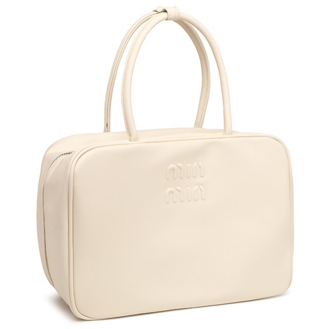 Simple PU Leather Support Customization Material Handbag for Shopping