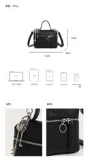 Lovely PU Leather Women's Bucket Bag Shoulder Crossbody Bags Handbag for Daily Shopping Travel