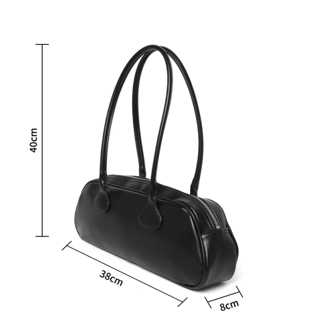 Manufacturers Wholesale Vintage Fashion Simple PU Leather Underarm Bag Shoulder Bags for Daily