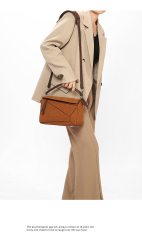 OEM ODM PU Leather Women's Bag Handbag Shoulder Crossbody Bag for Shopping