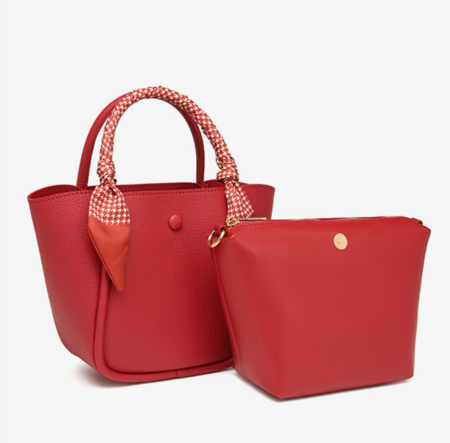 High Quality Large Capacity PU Leather Ladies' Handbag for Shopping Travel