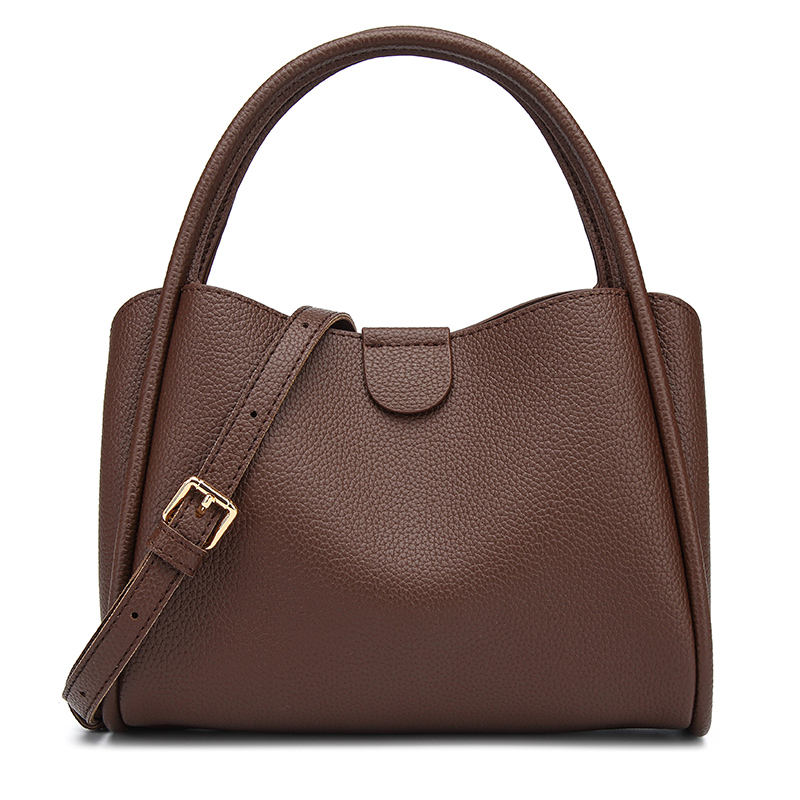 Fashionable Large Capacity PU Leather Women's Handbag Crossbody Bags for Shopping