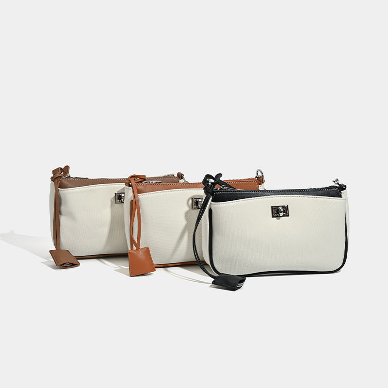Factory Wholesale New Trendy PU Leather Women's Underarm Shoulder Bag for Daily Work