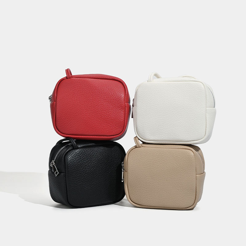 Retro PU Leather Women's Small Square Bags Fashionable Wallets and Handbags Crossbody Bag for Shopping