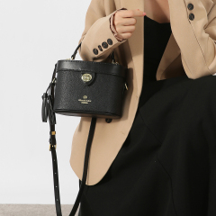 New Large Capacity PU Leather Bucket Bag Handbag Crossbody Bag for Travel Shopping Daily Life
