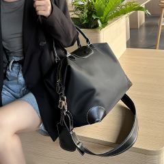 Simple and Stylish PU Leather Travel Shopping Tote Bag Crossbody Bags Handbag for Women