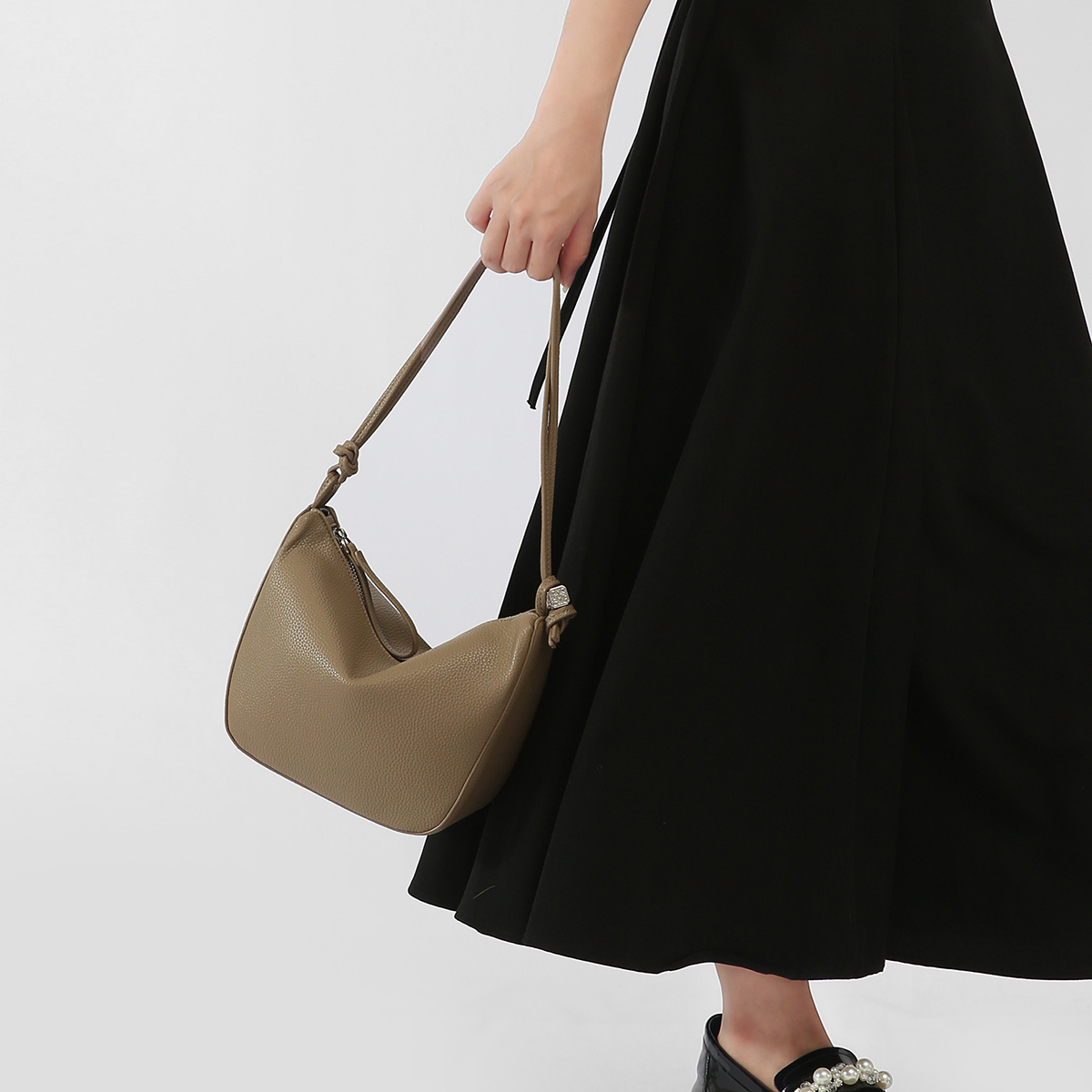 Portable PU Leather Crossbody Handbag Women's Bag Shoulder Bag for Daily Life
