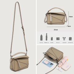 Fashionable and Best-selling PU Leather Handbag Shoulder bag for Shopping