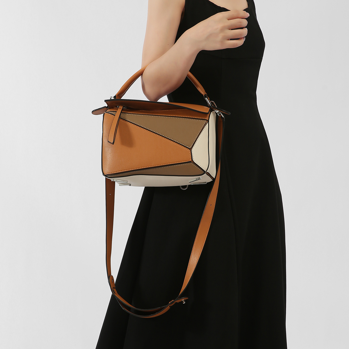 Fashion PU Leather Handbag Crossbody Bag Shoulder Bag Women's Bag for Daily Life