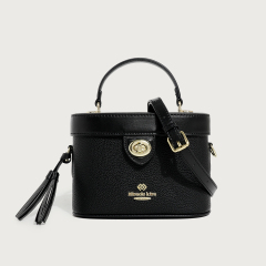 New Large Capacity PU Leather Bucket Bag Handbag Crossbody Bag for Travel Shopping Daily Life