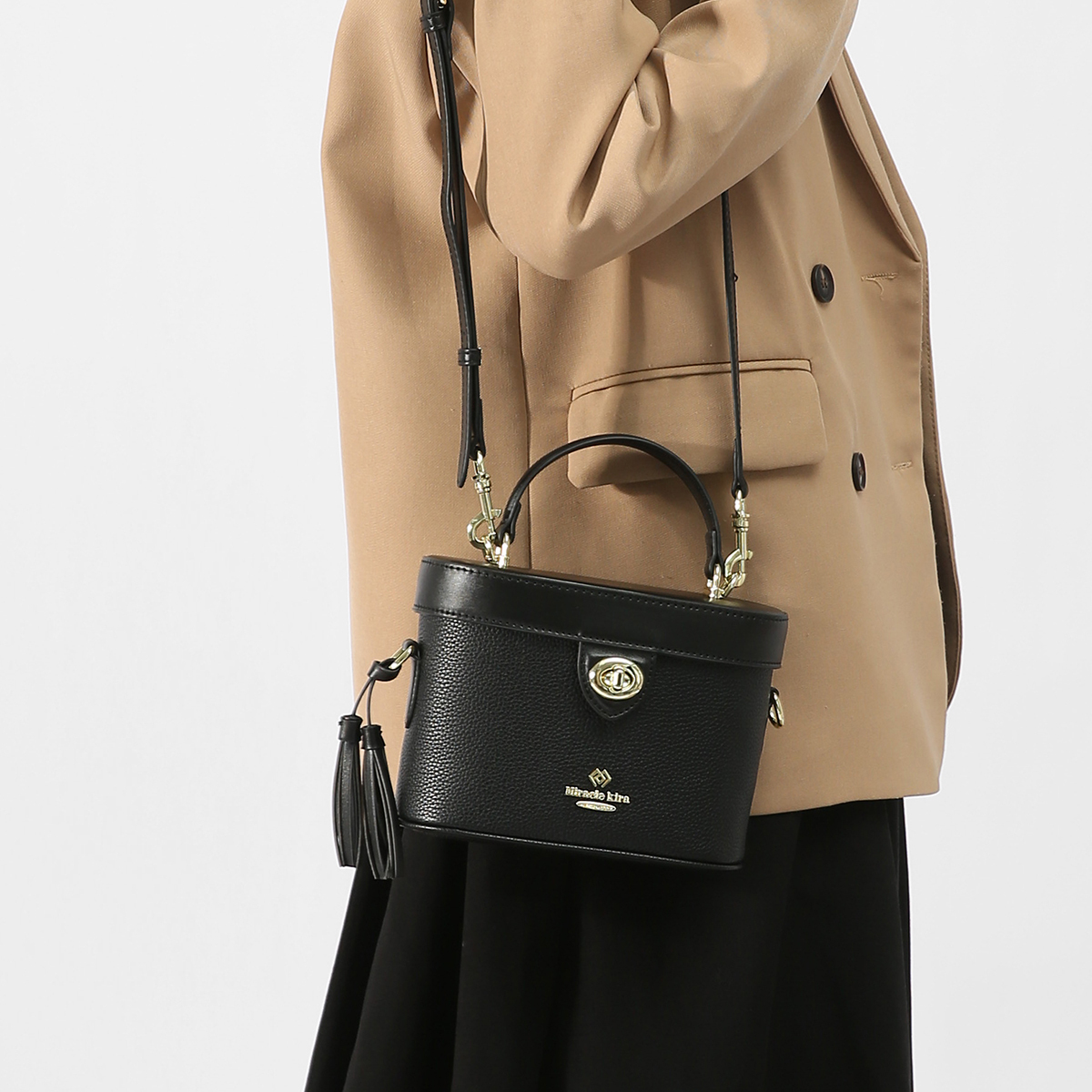 New Large Capacity PU Leather Bucket Bag Handbag Crossbody Bag for Travel Shopping Daily Life