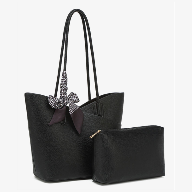 Large Capacity Wholesale Fashionable PU Leather Portable Handbags for Daily Life