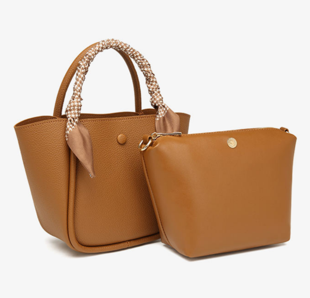 High Quality Large Capacity PU Leather Ladies' Handbag for Shopping Travel
