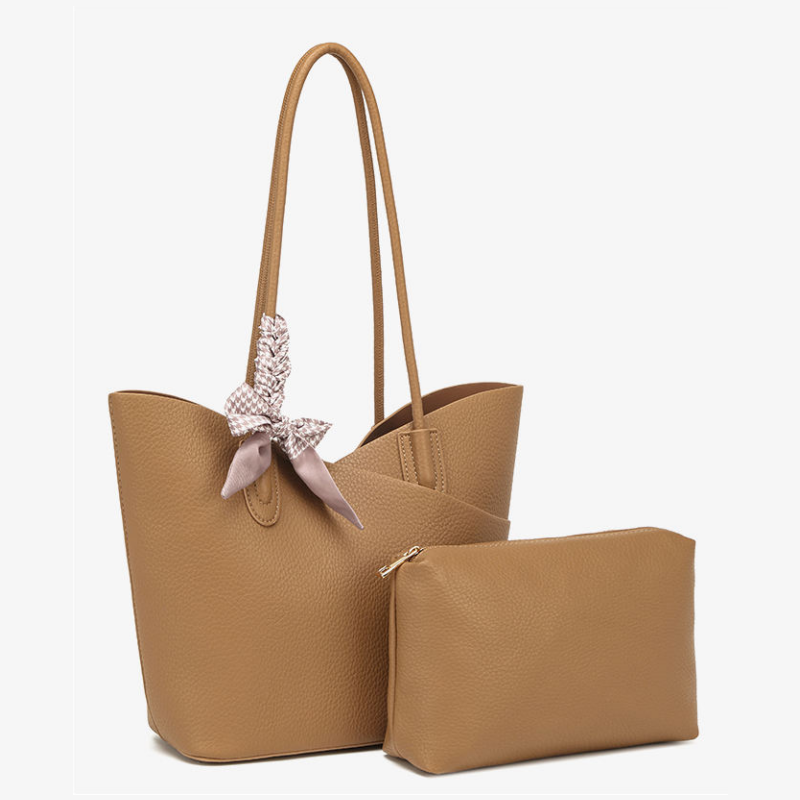 Large Capacity Wholesale Fashionable PU Leather Portable Handbags for Daily Life