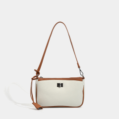 Factory Wholesale New Trendy PU Leather Women's Underarm Shoulder Bag for Daily Work