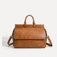 High Quality Portable Large Capacity PU Leather Ladies Handbag Crossbody Bag for Daily