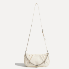Fashionable Large Capacity PU Leather Women's Shoulder Bag Underarm Bags for Daily