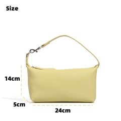 New Fashionable Design PU Leather Handbag Shoulder Underarm Bag for Shopping