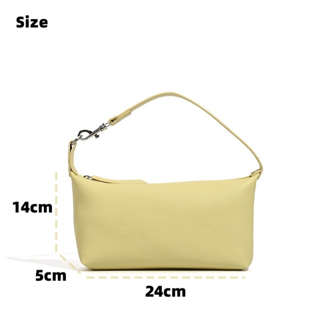 New Fashionable Design PU Leather Handbag Shoulder Underarm Bag for Shopping