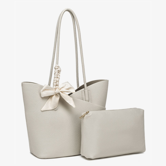 Large Capacity Wholesale Fashionable PU Leather Portable Handbags for Daily Life