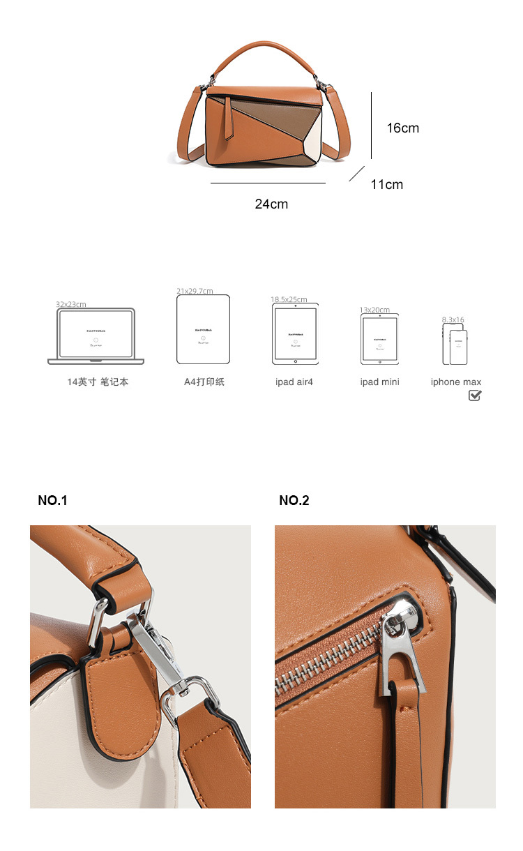 Trendy Fashion Casual Colorful Soft Half Moon Design Pu Leather Crossbody Bags for Women