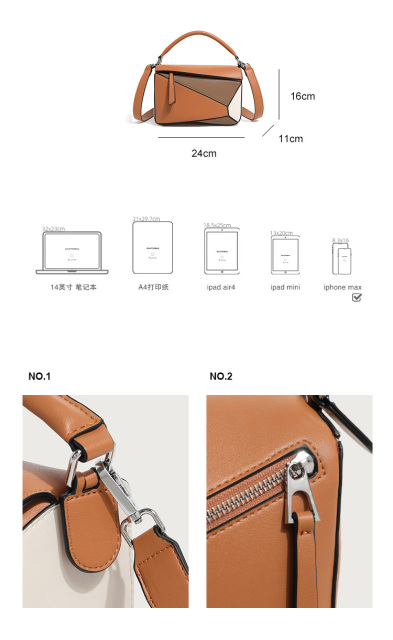 Trendy Fashion Casual Colorful Soft Half Moon Design Pu Leather Crossbody Bags for Women