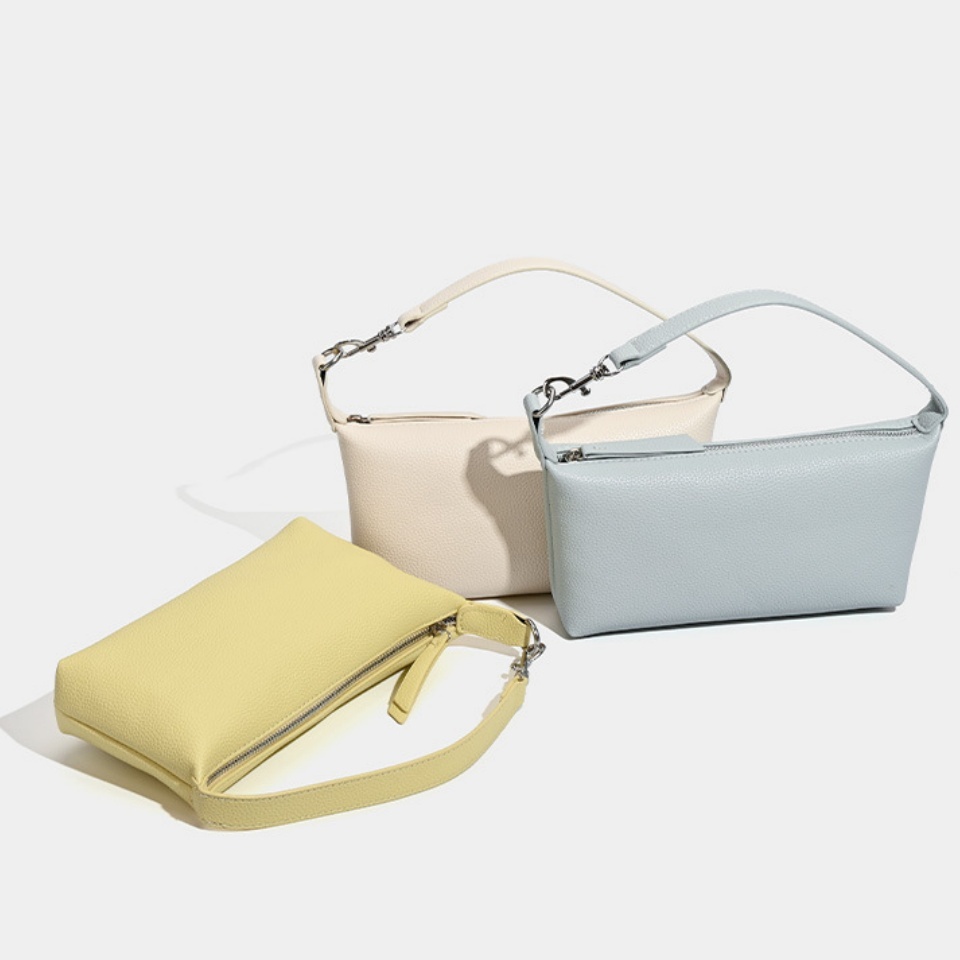 New Fashionable Design PU Leather Handbag Shoulder Underarm Bag for Shopping