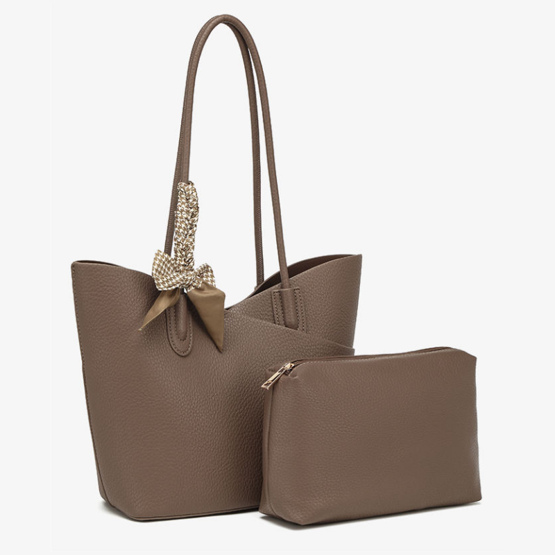 Large Capacity Wholesale Fashionable PU Leather Portable Handbags for Daily Life