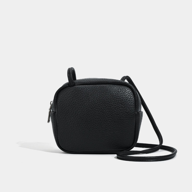 Retro PU Leather Women's Small Square Bags Fashionable Wallets and Handbags Crossbody Bag for Shopping