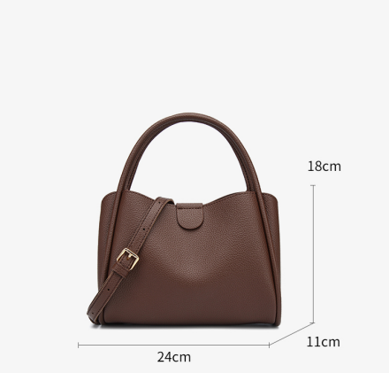 Fashionable Large Capacity PU Leather Women's Handbag Crossbody Bags for Shopping