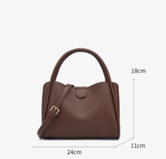 Fashionable Large Capacity PU Leather Women's Handbag Crossbody Bags for Shopping