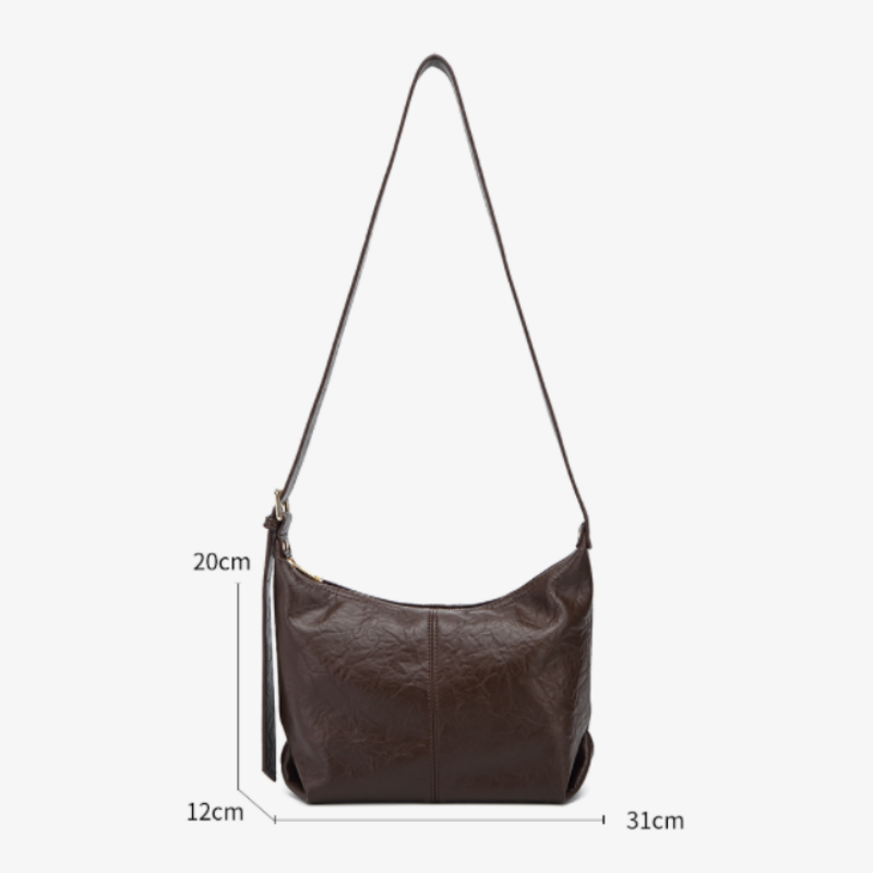 Fashionable Large Capacity PU Leather Crossbody Bag Shoulder Bag for Women