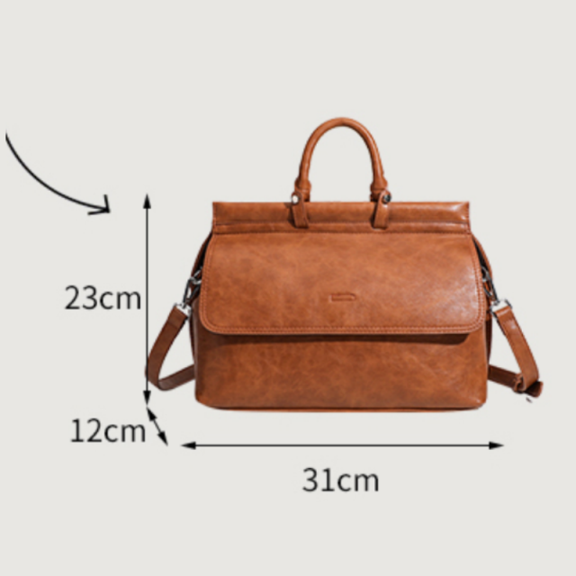 High Quality Portable Large Capacity PU Leather Ladies Handbag Crossbody Bag for Daily