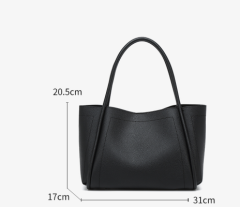 Fashionable Simple and Portable PU Leather Women's Handbag Crossbody Bag for Daily Life