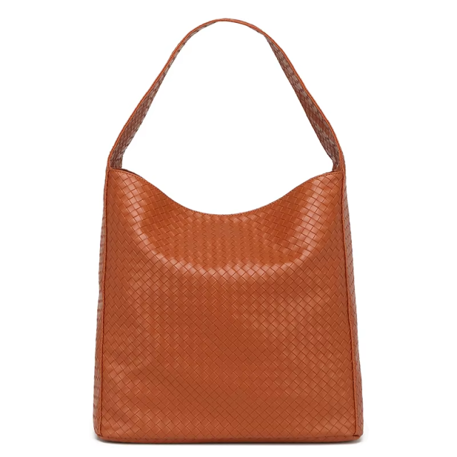 Simple and Large Capacity PU Leather Women's Tote Bag for Shopping Daily Life