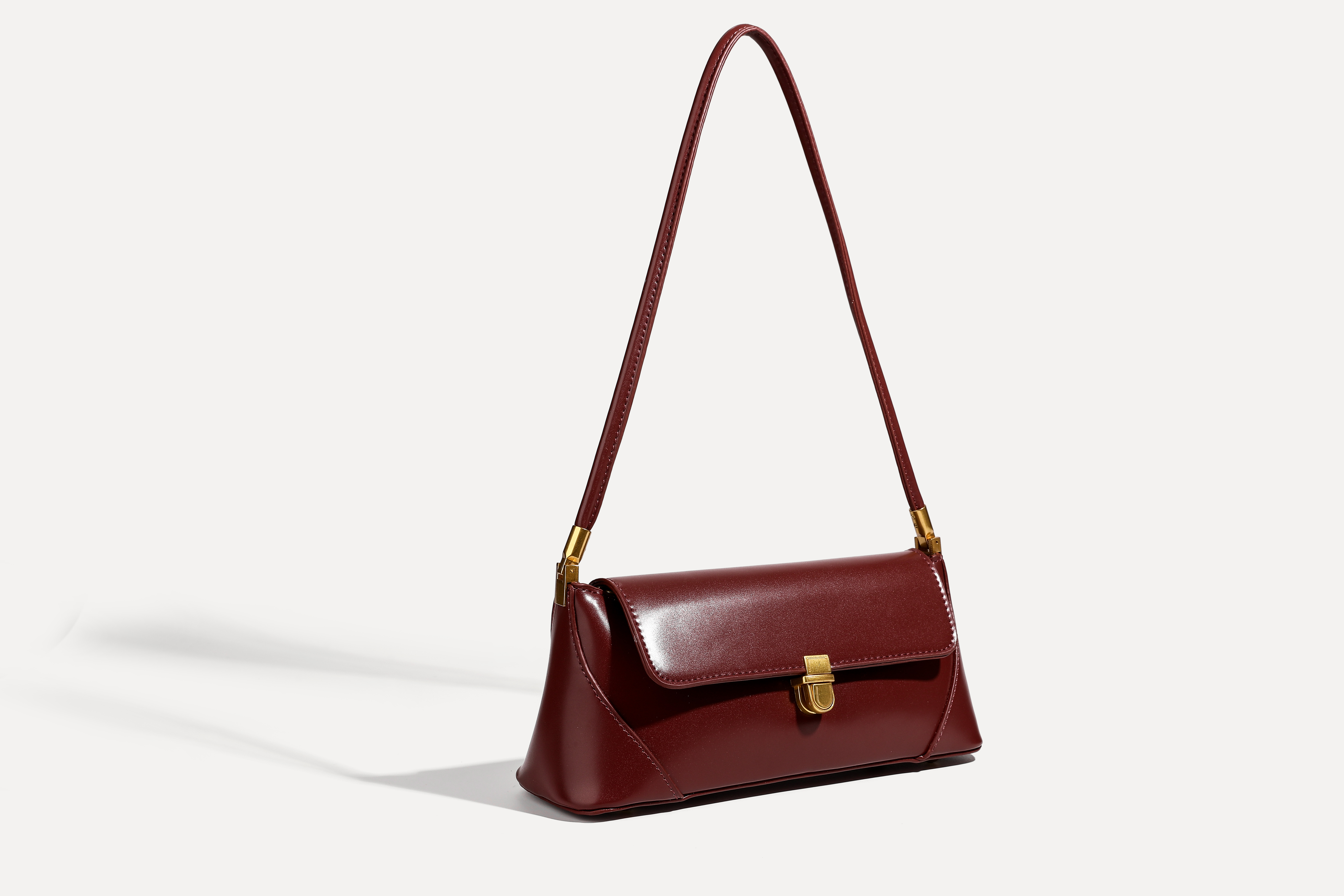 Fashionable Large Capacity PU Leather Women Shoulder Bag for Shopping Daily Life