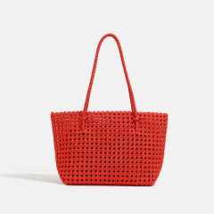 New Fashionable Casual Multi Functional Large Capacity Women's Woven Handbag for Shopping