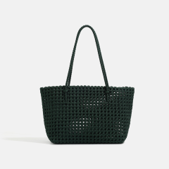 New Fashionable Casual Multi Functional Large Capacity Women's Woven Handbag for Shopping