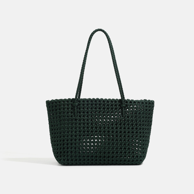 New Fashionable Casual Multi Functional Large Capacity Women's Woven Handbag for Shopping