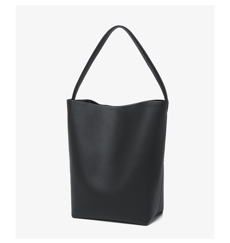 Luxury High Quality Large Capacity Women's Fashion PU Leather Bucket Handbag